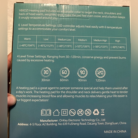 New! Shoulder heating pad - Picture 2 of 5